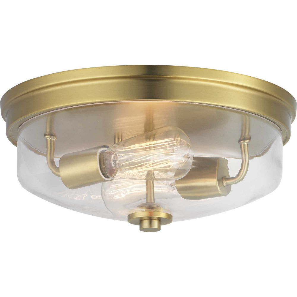 Progress Canada - P350121-109 - Two Light Flush Mount - Blakely - Brushed Bronze