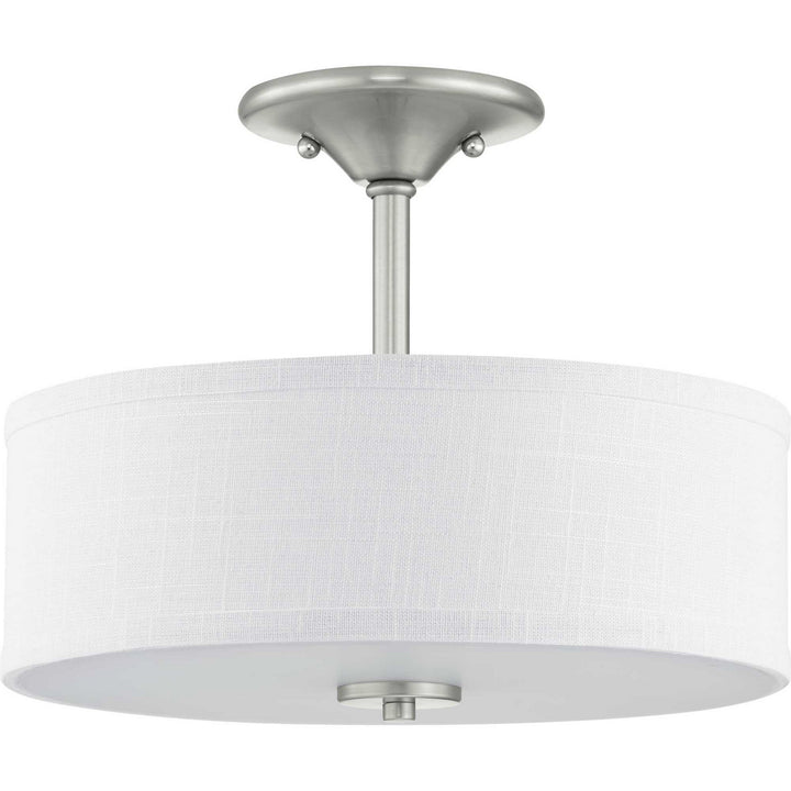 Progress Canada - P350129-009 - Two Light Semi-Flush Mount - Inspire - Brushed Nickel