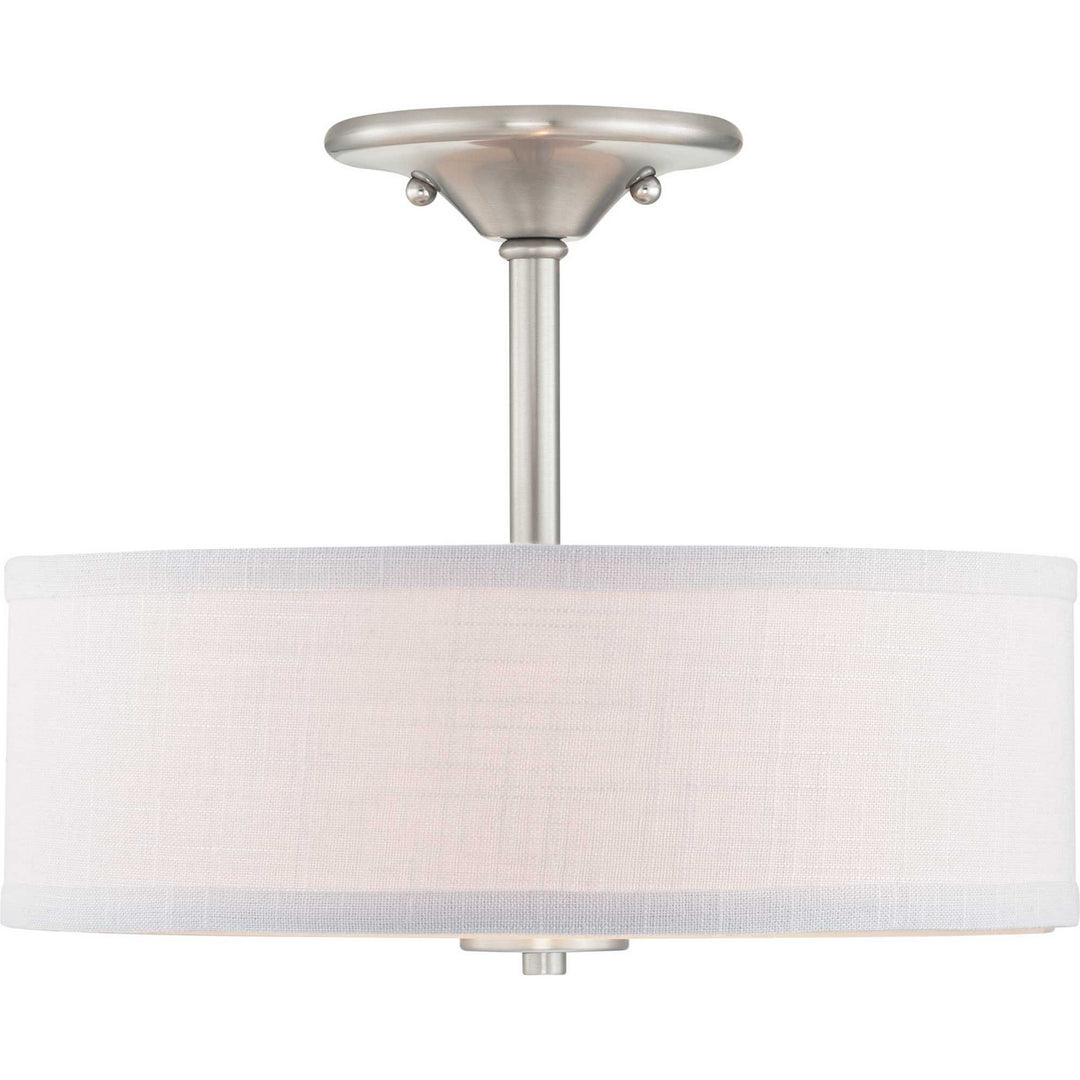 Progress Canada - P350129-009 - Two Light Semi-Flush Mount - Inspire - Brushed Nickel