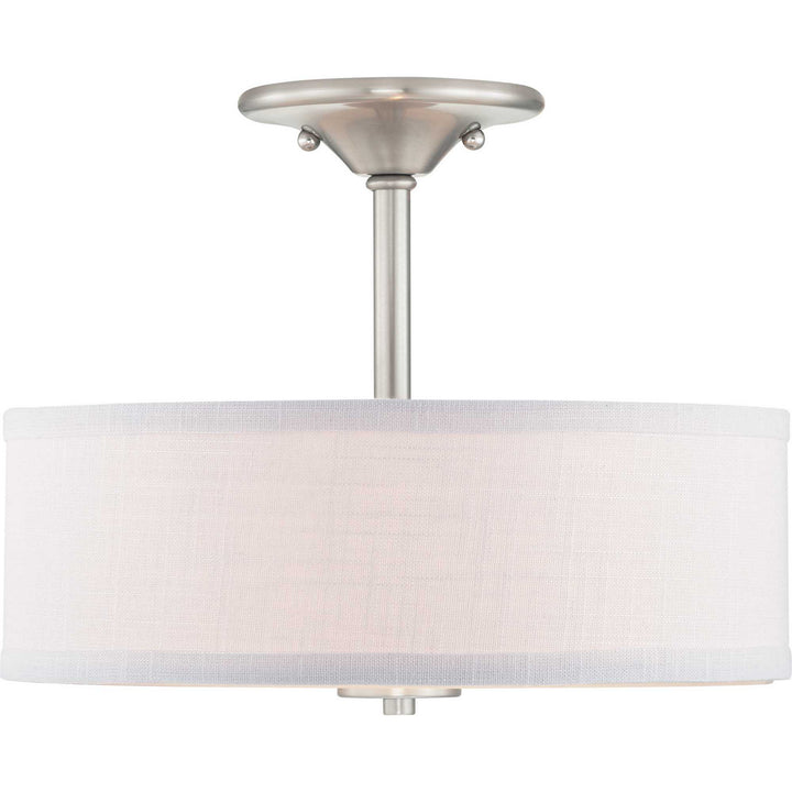 Progress Canada - P350129-009 - Two Light Semi-Flush Mount - Inspire - Brushed Nickel