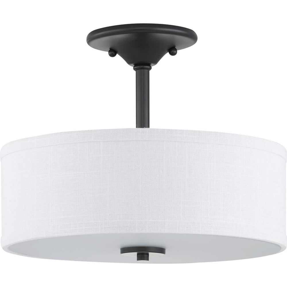 Progress Canada - P350129-143 - Two Light Semi-Flush Mount - Inspire - Graphite
