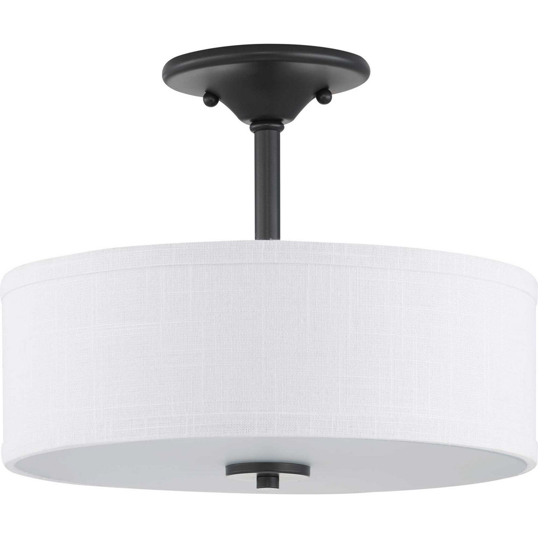 Progress Canada - P350129-143 - Two Light Semi-Flush Mount - Inspire - Graphite