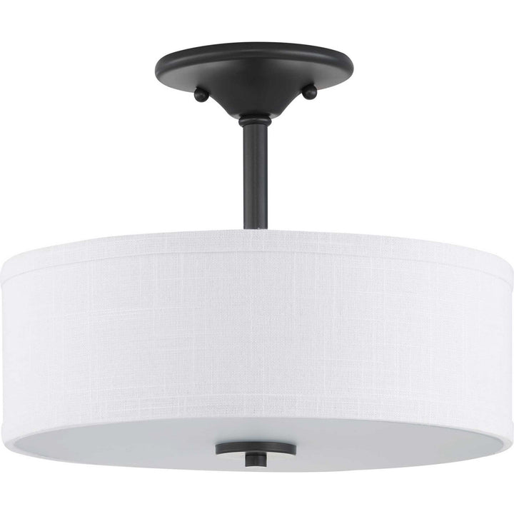 Progress Canada - P350129-143 - Two Light Semi-Flush Mount - Inspire - Graphite