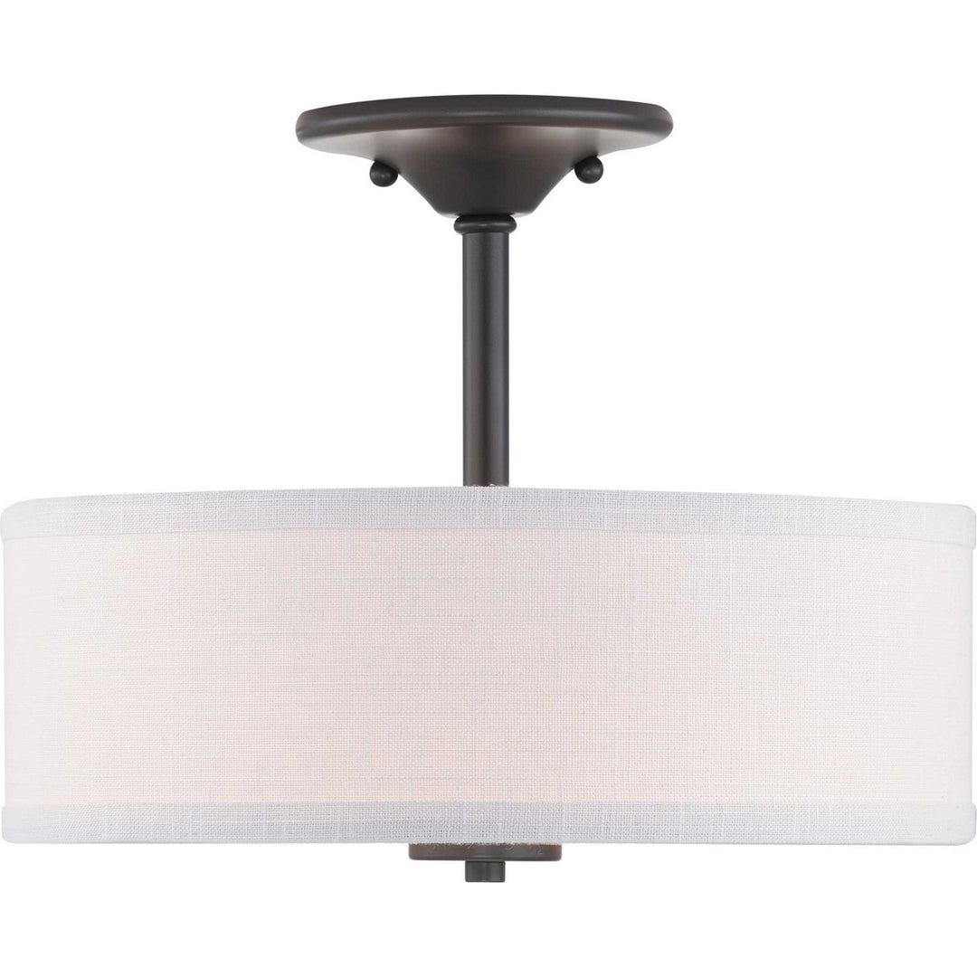 Progress Canada - P350129-143 - Two Light Semi-Flush Mount - Inspire - Graphite