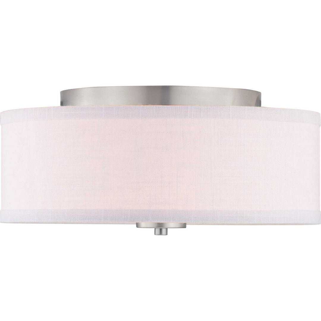 Progress Canada - P350130-009 - Two Light Flush Mount - Inspire - Brushed Nickel