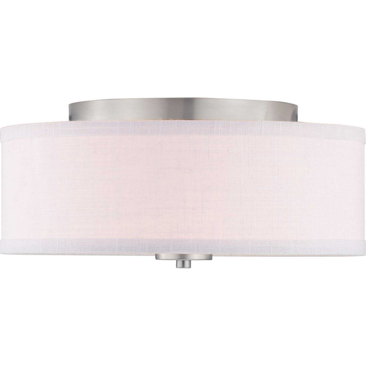 Progress Canada - P350130-009 - Two Light Flush Mount - Inspire - Brushed Nickel