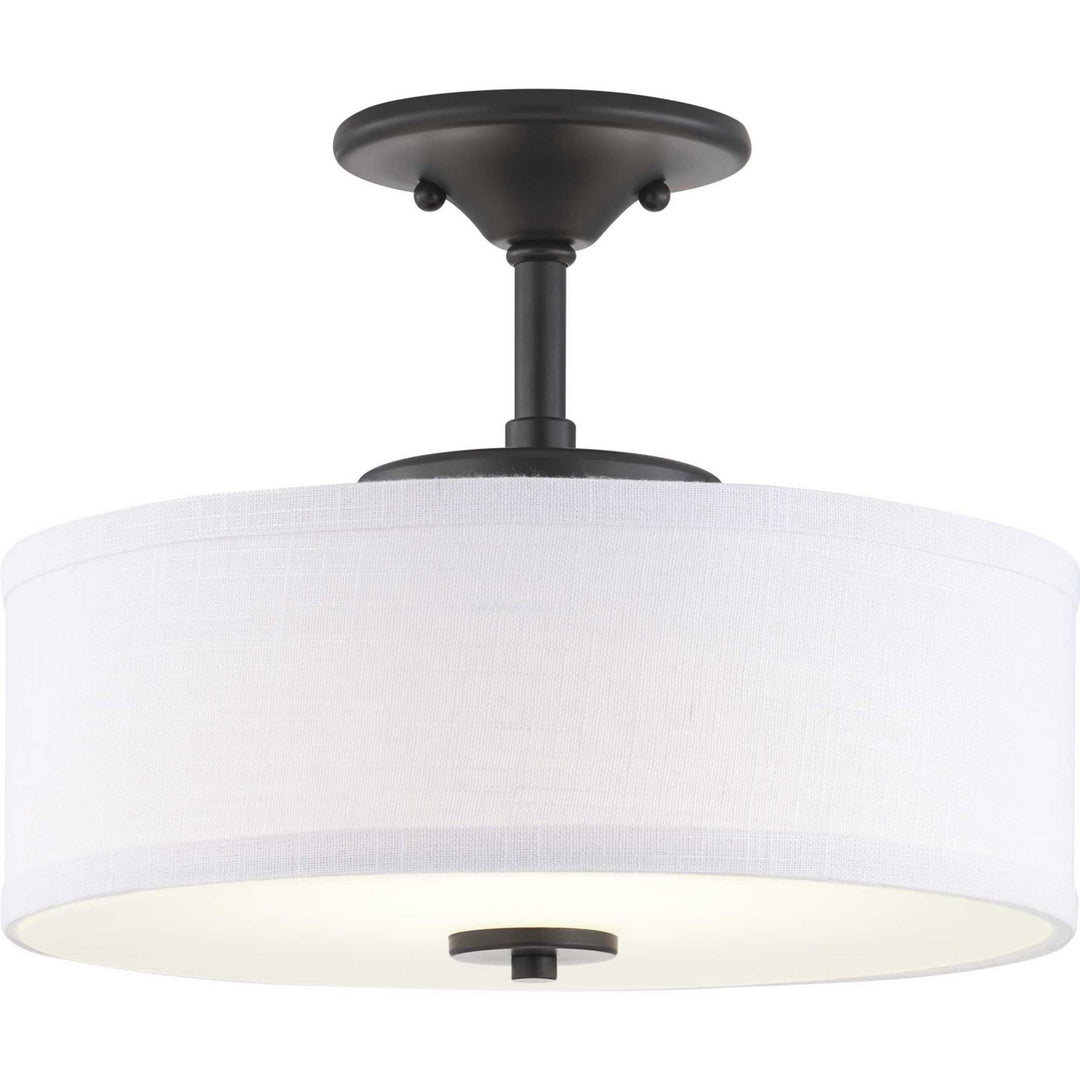 Inspire LED LED Semi-Flush in Graphite - available from The Lighting Shoppe, trusted by Canadian homeowners