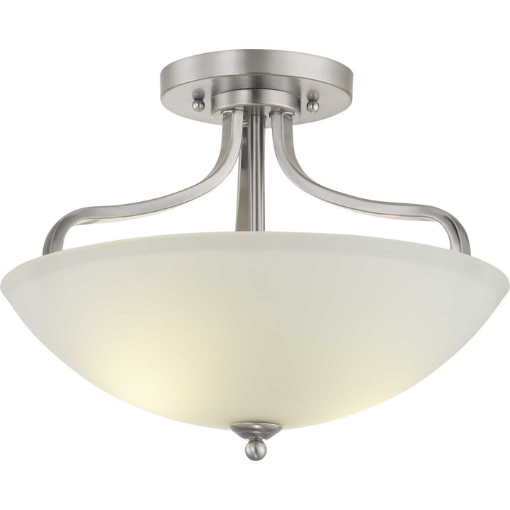 Progress Canada - P350136-009 - Three Light Semi-Flush Mount - Laird - Brushed Nickel