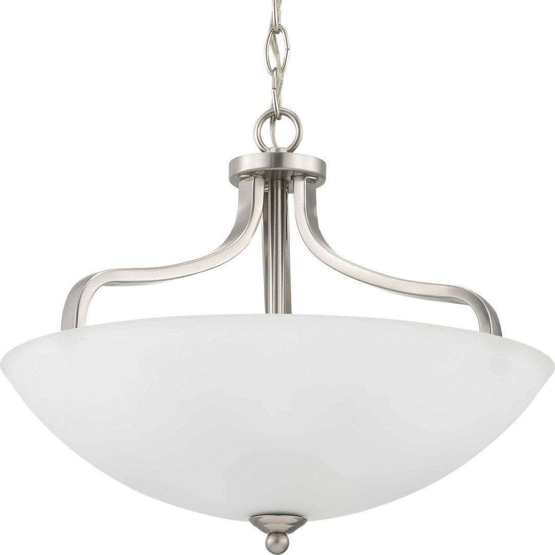 Progress Canada - P350136-009 - Three Light Semi-Flush Mount - Laird - Brushed Nickel
