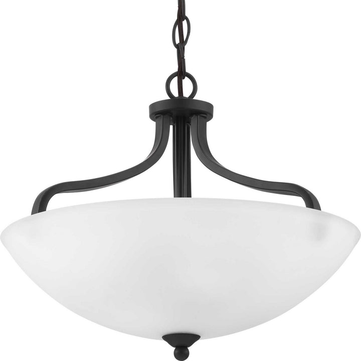 Laird Three Light Semi-Flush Mount in Antique Bronze - available from The Lighting Shoppe, trusted by Canadian homeowners
