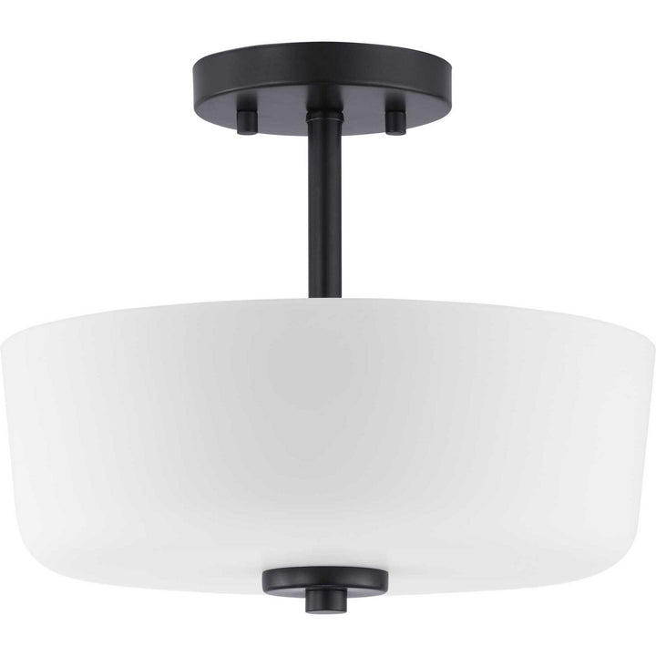 Progress Canada - P350137-031 - Two Light Semi-Flush Convertible - Tobin - Black