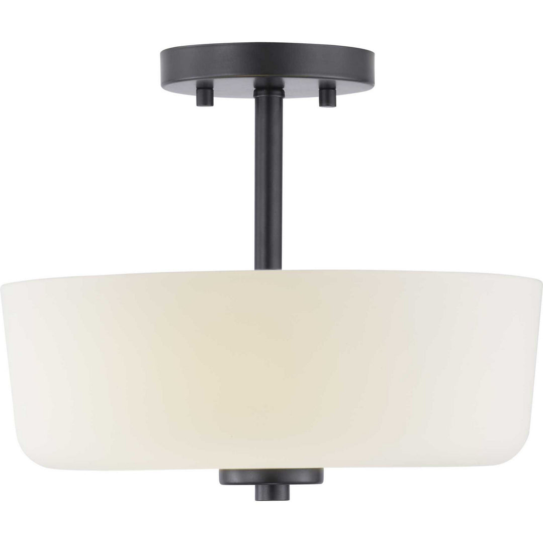 Progress Canada - P350137-031 - Two Light Semi-Flush Convertible - Tobin - Black