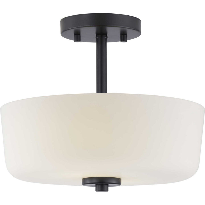 Progress Canada - P350137-031 - Two Light Semi-Flush Convertible - Tobin - Black