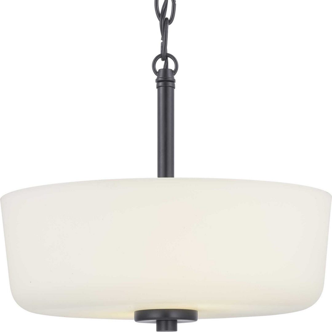 Progress Canada - P350137-031 - Two Light Semi-Flush Convertible - Tobin - Black
