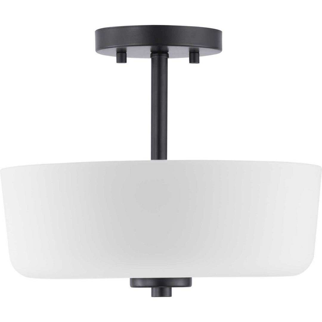 Progress Canada - P350137-031 - Two Light Semi-Flush Convertible - Tobin - Black