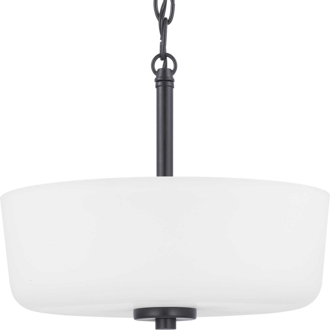 Progress Canada - P350137-031 - Two Light Semi-Flush Convertible - Tobin - Black