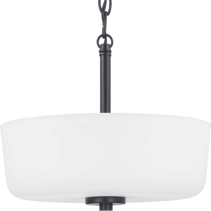 Progress Canada - P350137-031 - Two Light Semi-Flush Convertible - Tobin - Black