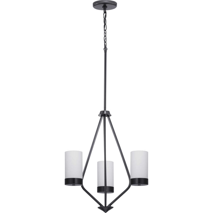 Progress Canada - P400021-031 - Three Light Chandelier - Elevate - Black