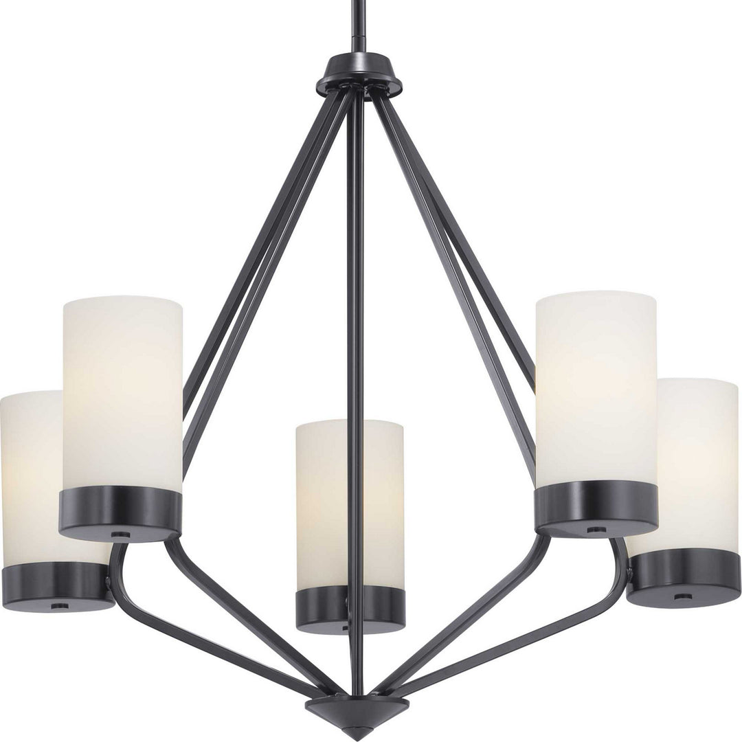 Progress Canada - P400022-031 - Five Light Chandelier - Elevate - Black