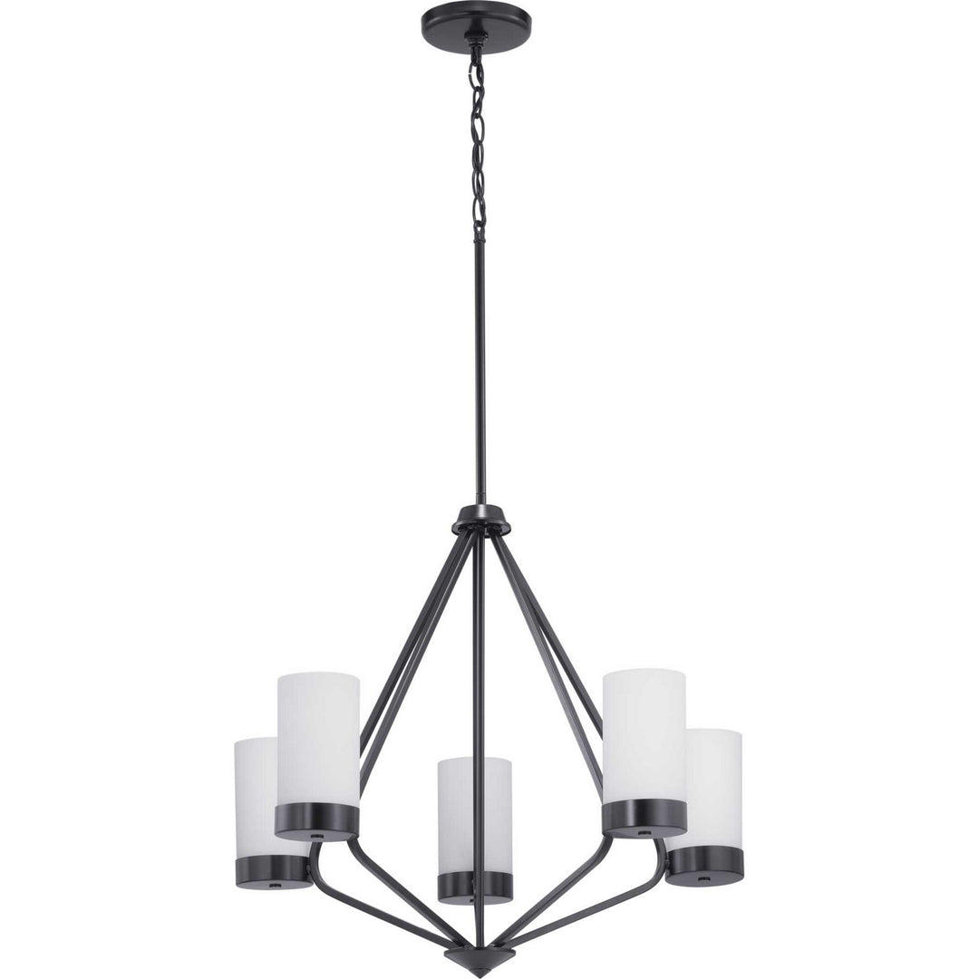 Progress Canada - P400022-031 - Five Light Chandelier - Elevate - Black