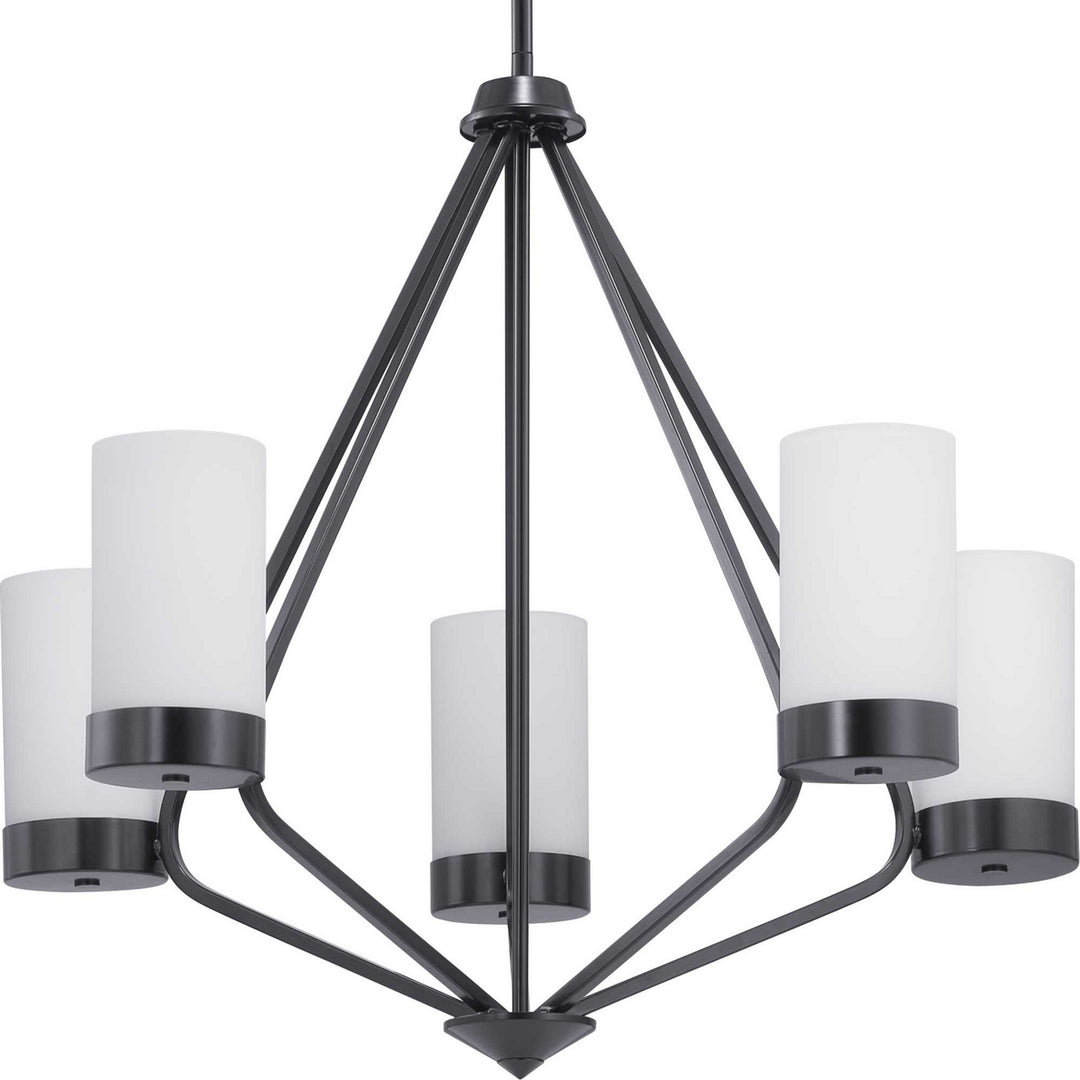 Progress Canada - P400022-031 - Five Light Chandelier - Elevate - Black