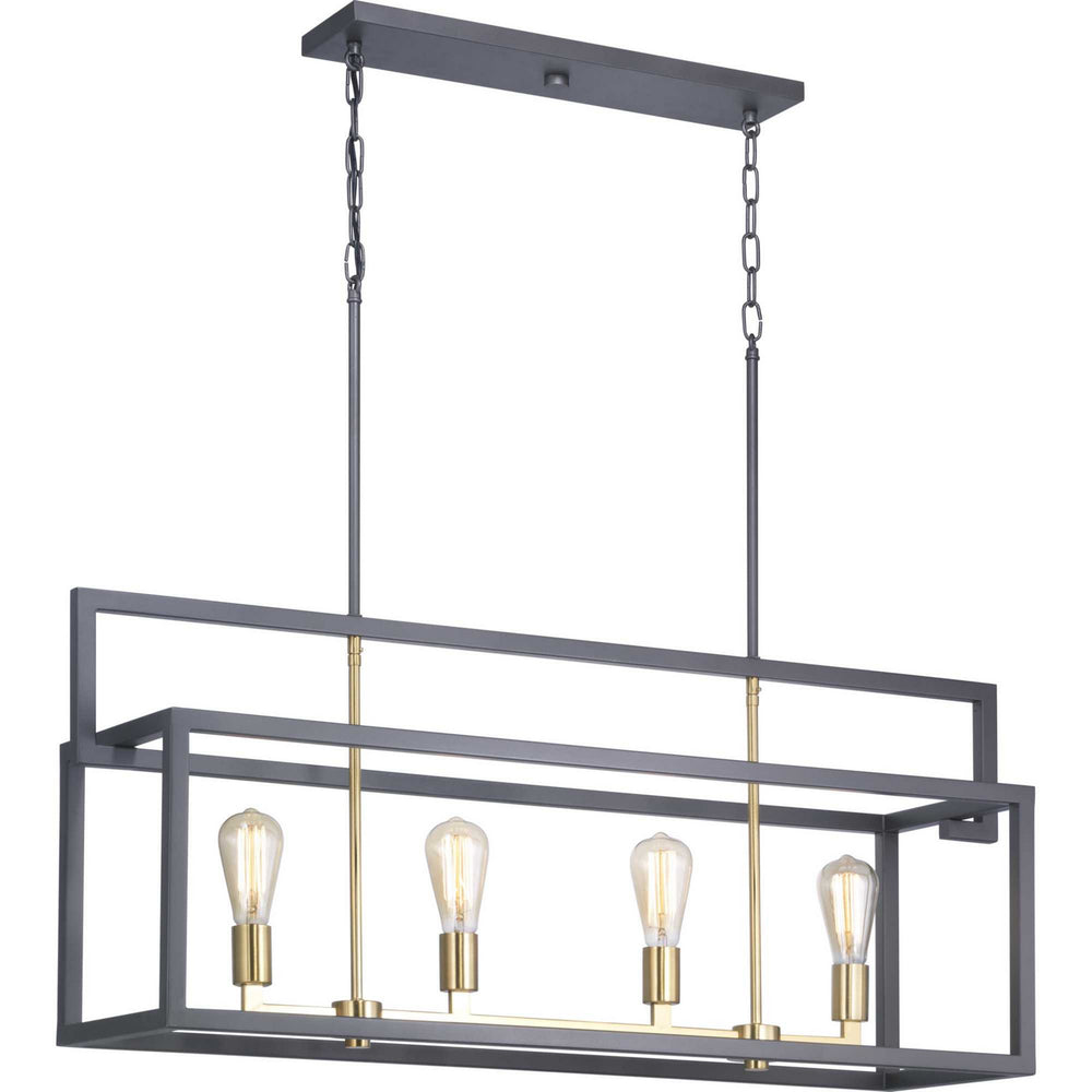 Progress Canada - P400086-143 - Four Light Island Pendant - Blakely - Graphite