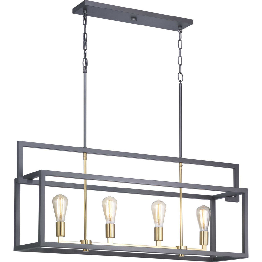 Progress Canada - P400086-143 - Four Light Island Pendant - Blakely - Graphite