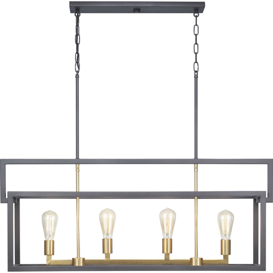 Progress Canada - P400086-143 - Four Light Island Pendant - Blakely - Graphite