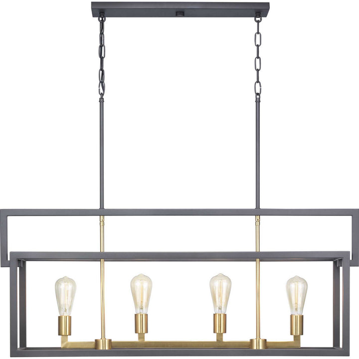 Progress Canada - P400086-143 - Four Light Island Pendant - Blakely - Graphite