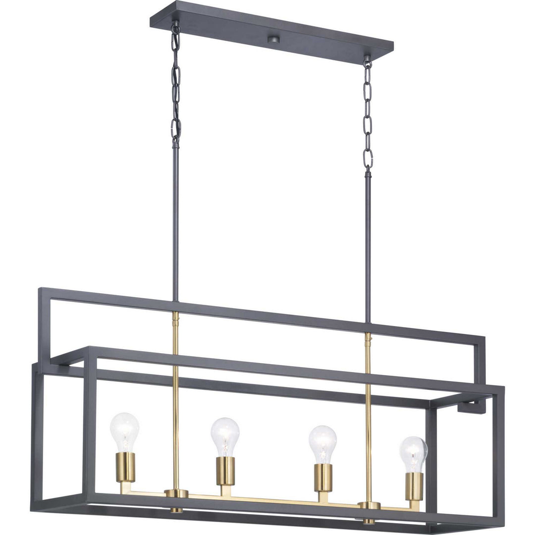 Blakely Four Light Island Pendant in Graphite - available from The Lighting Shoppe, trusted by Canadian homeowners