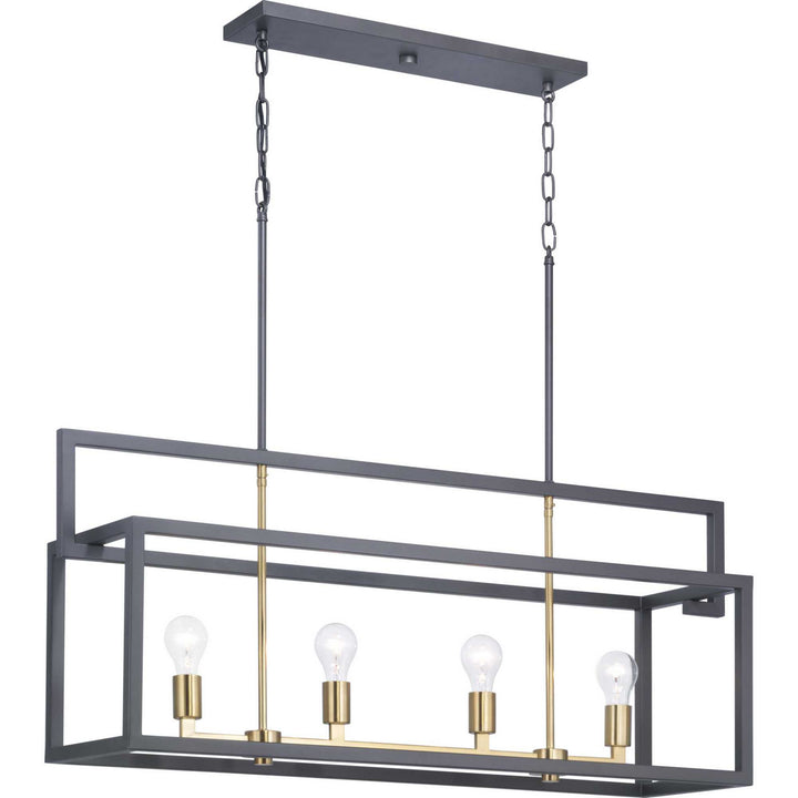 Blakely Four Light Island Pendant in Graphite - available from The Lighting Shoppe, trusted by Canadian homeowners