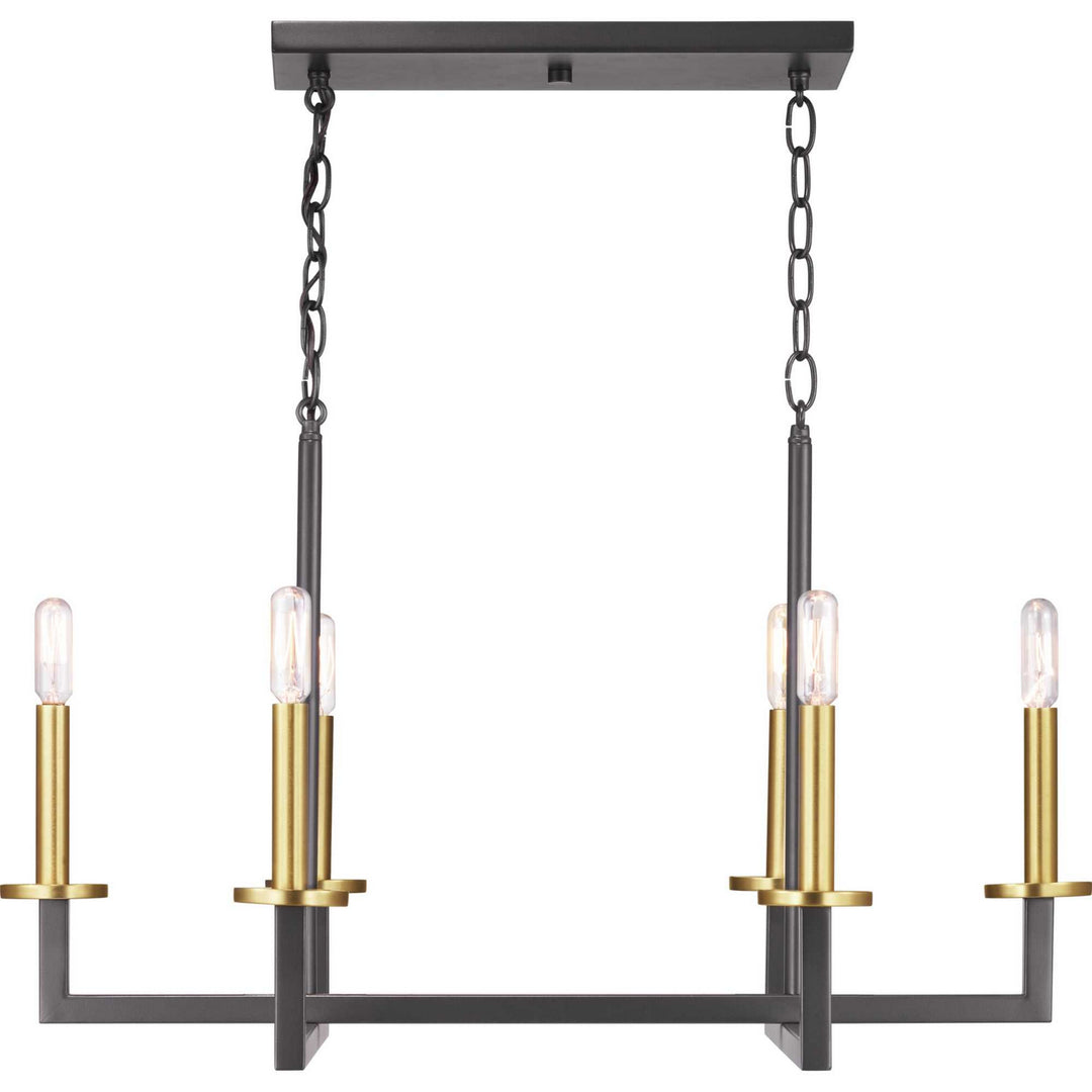 Progress Canada - P400113-143 - Six Light Chandelier - Blakely - Graphite