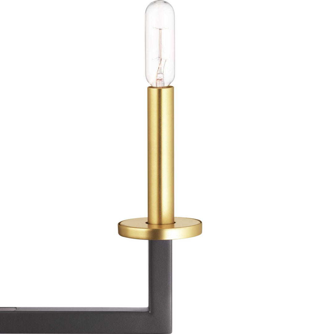 Progress Canada - P400113-143 - Six Light Chandelier - Blakely - Graphite