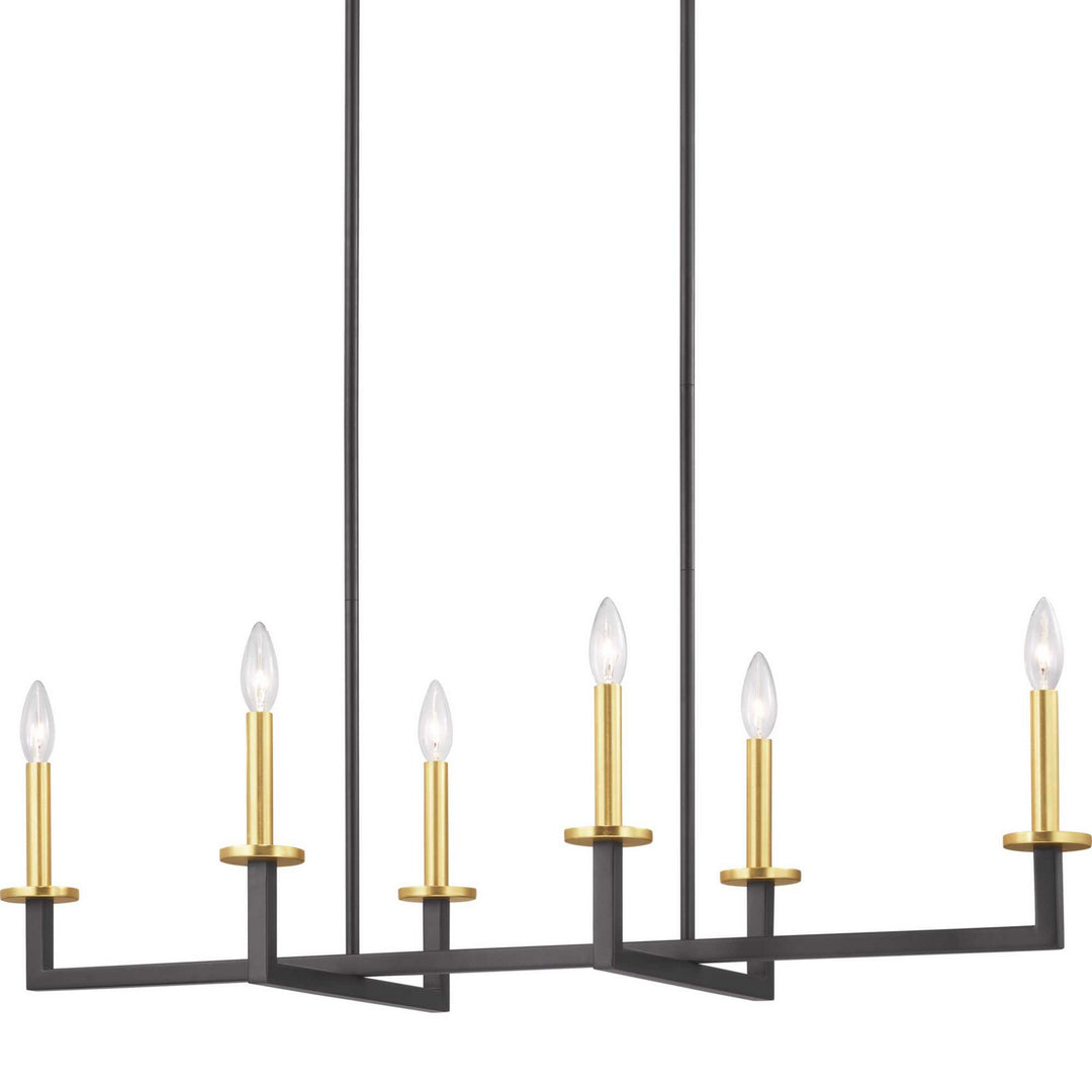 Progress Canada - P400114-143 - Six Light Island Pendant - Blakely - Graphite