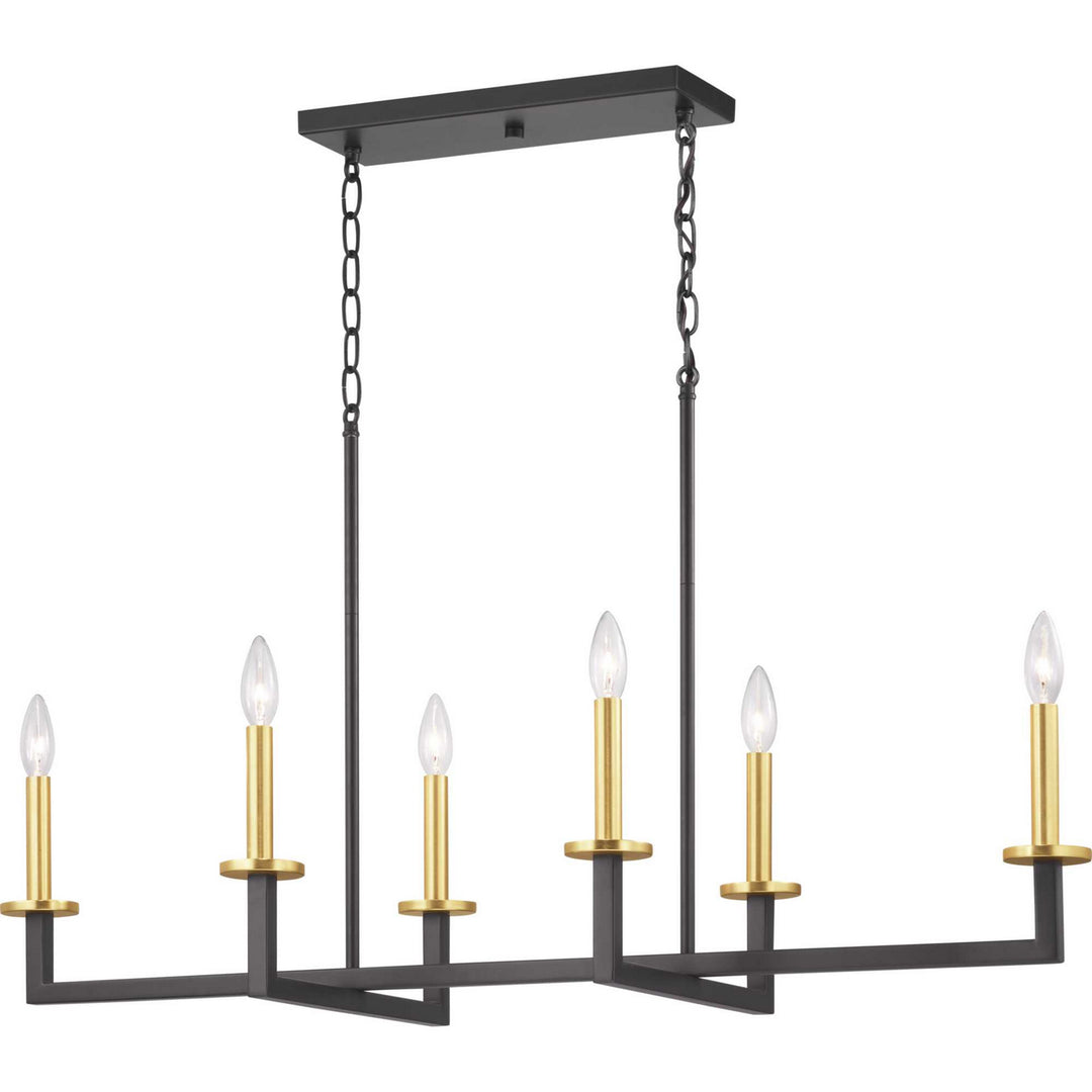 Progress Canada - P400114-143 - Six Light Island Pendant - Blakely - Graphite