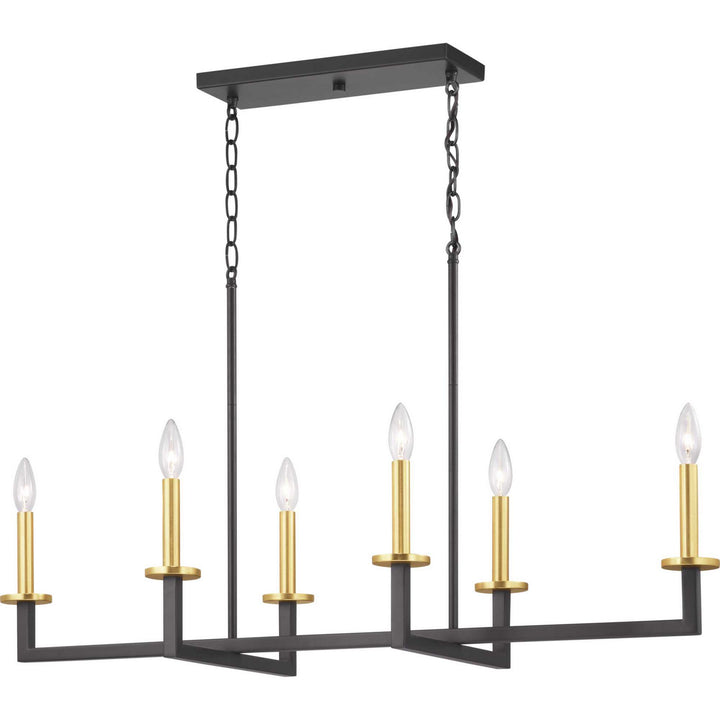 Progress Canada - P400114-143 - Six Light Island Pendant - Blakely - Graphite