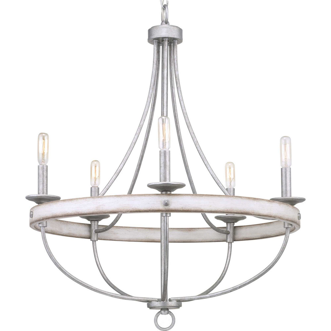 Progress Canada - P400158-141 - Five Light Chandelier - Gulliver - Galvanized