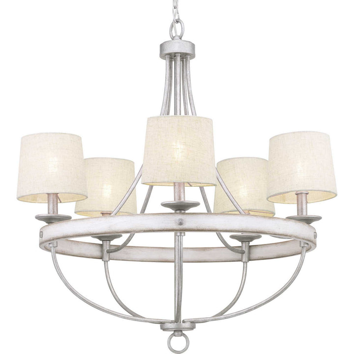 Progress Canada - P400158-141 - Five Light Chandelier - Gulliver - Galvanized