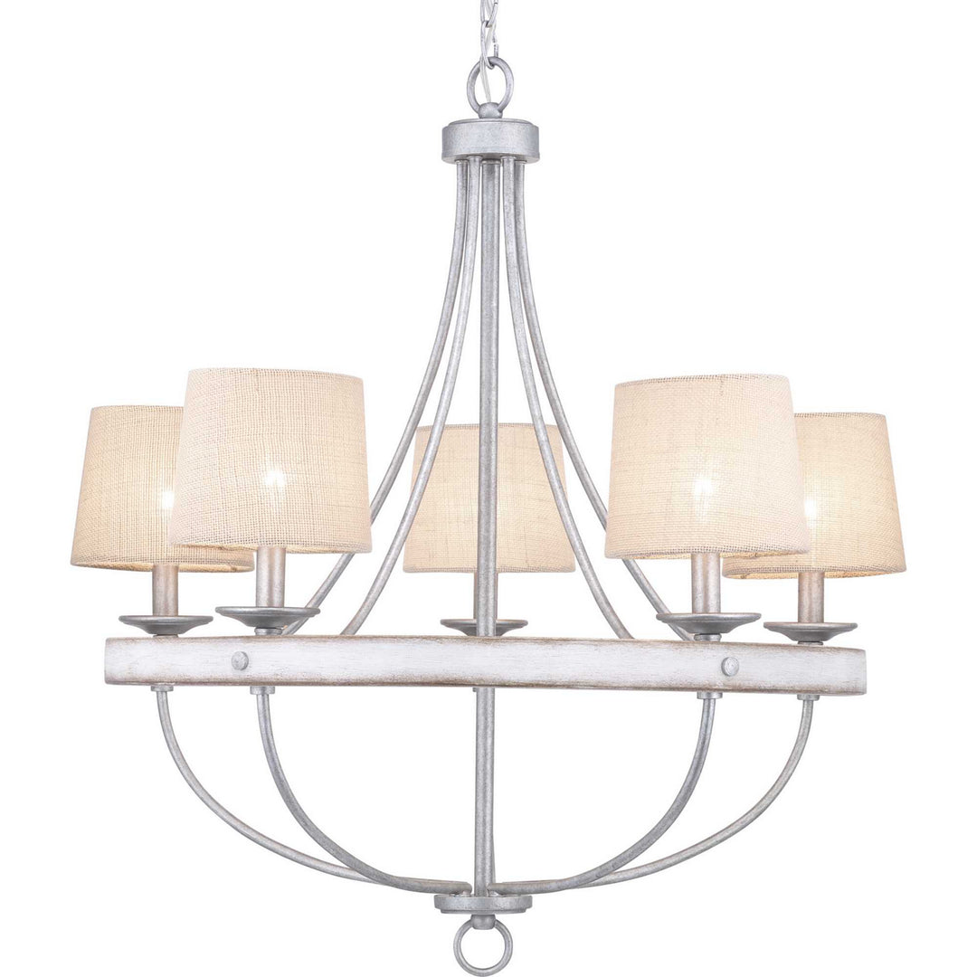 Progress Canada - P400158-141 - Five Light Chandelier - Gulliver - Galvanized
