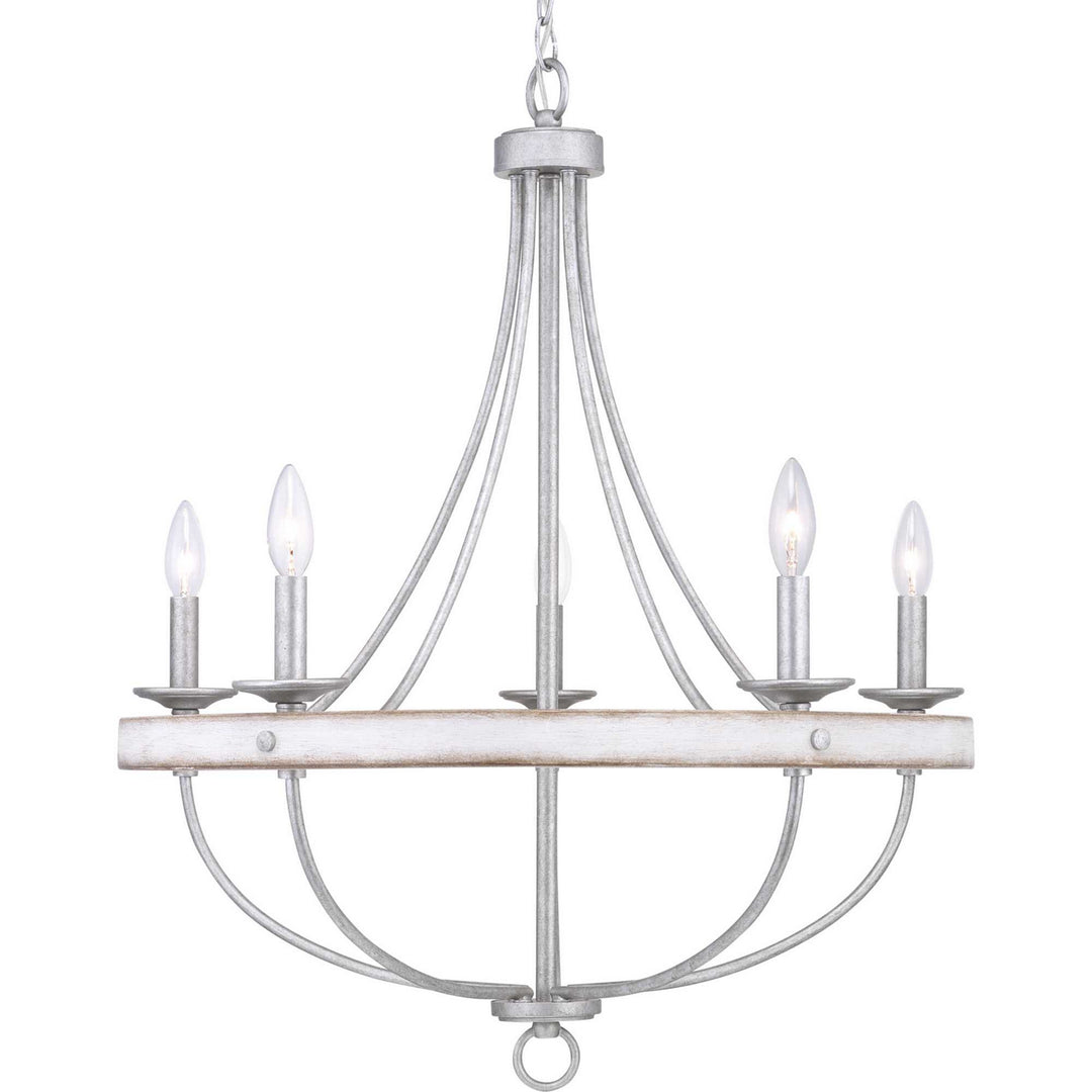 Progress Canada - P400158-141 - Five Light Chandelier - Gulliver - Galvanized