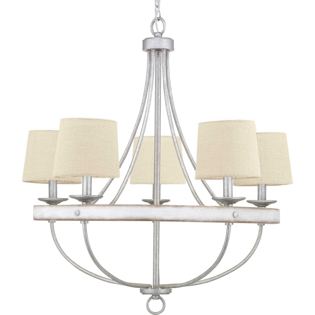 Progress Canada - P400158-141 - Five Light Chandelier - Gulliver - Galvanized