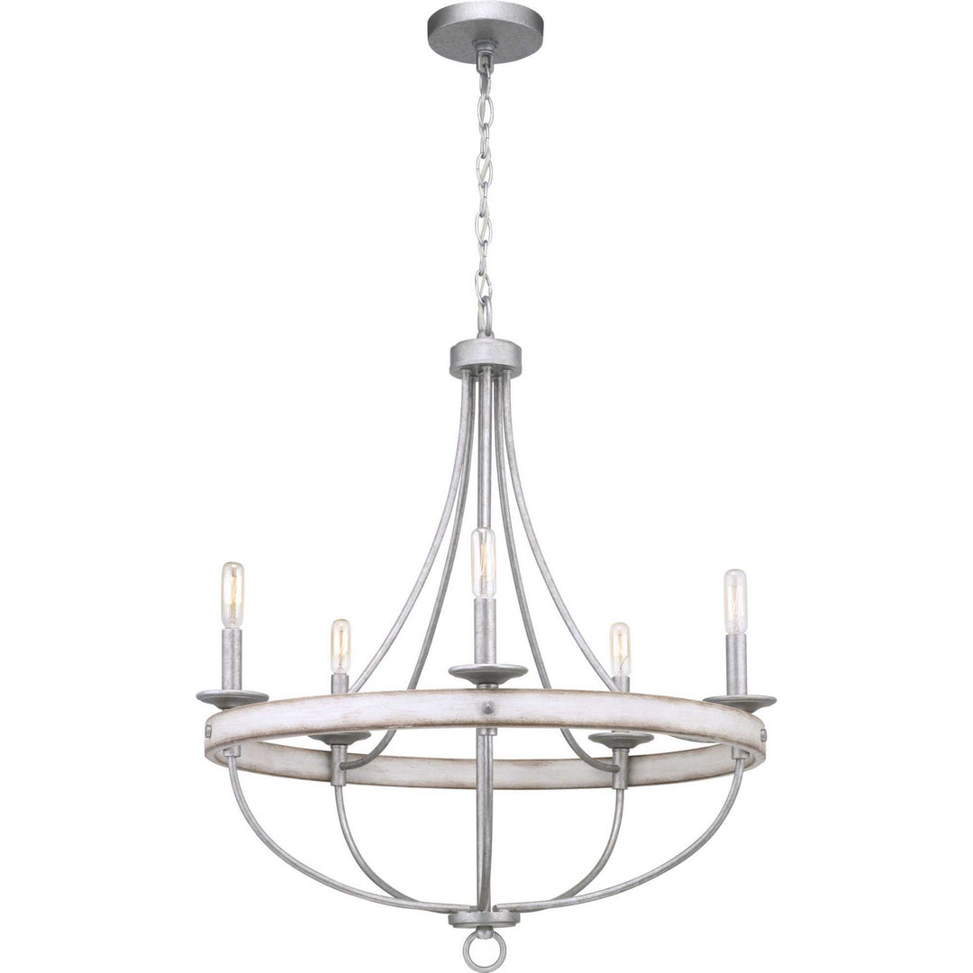 Progress Canada - P400158-141 - Five Light Chandelier - Gulliver - Galvanized