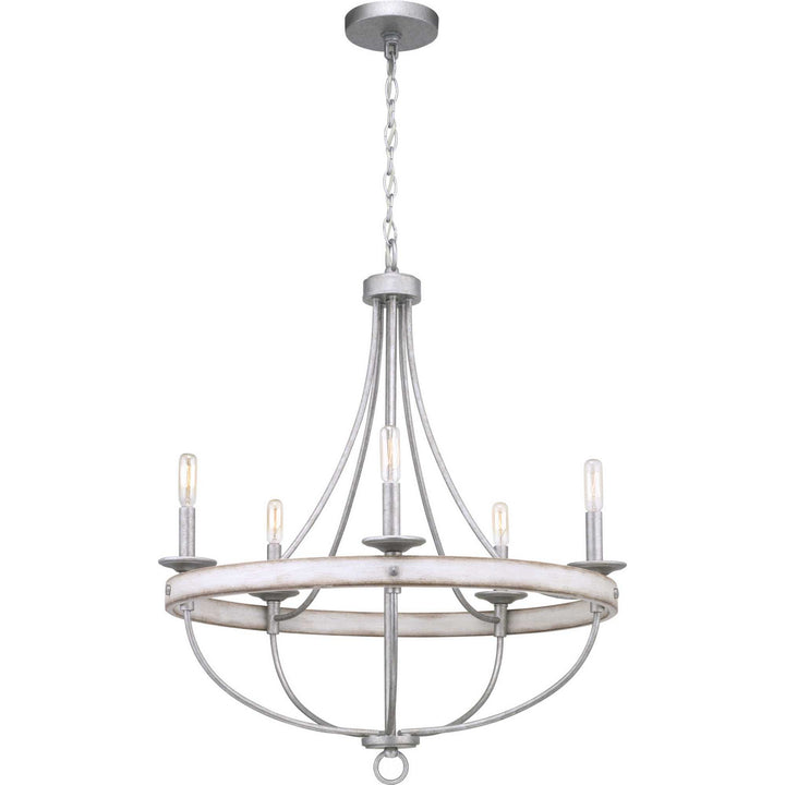 Progress Canada - P400158-141 - Five Light Chandelier - Gulliver - Galvanized
