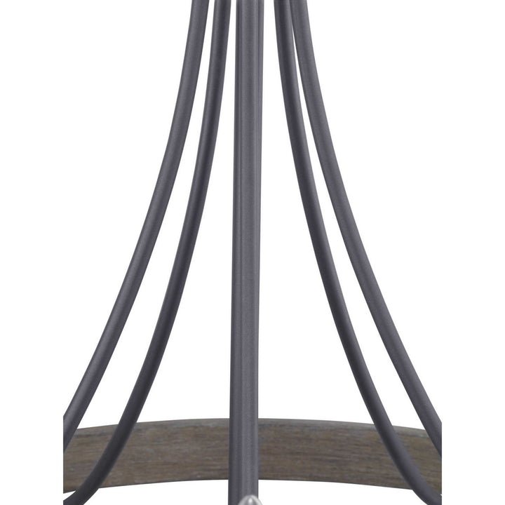 Progress Canada - P400158-143 - Five Light Chandelier - Gulliver - Graphite