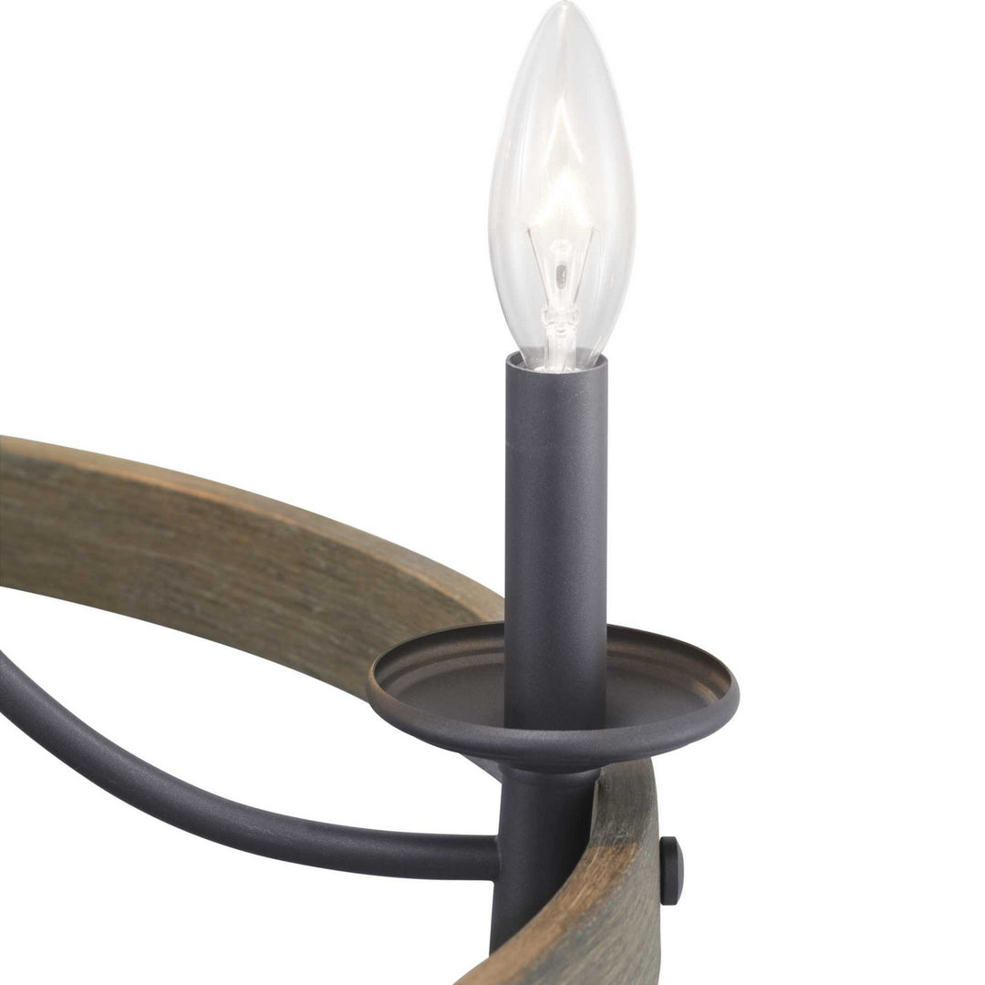 Progress Canada - P400158-143 - Five Light Chandelier - Gulliver - Graphite