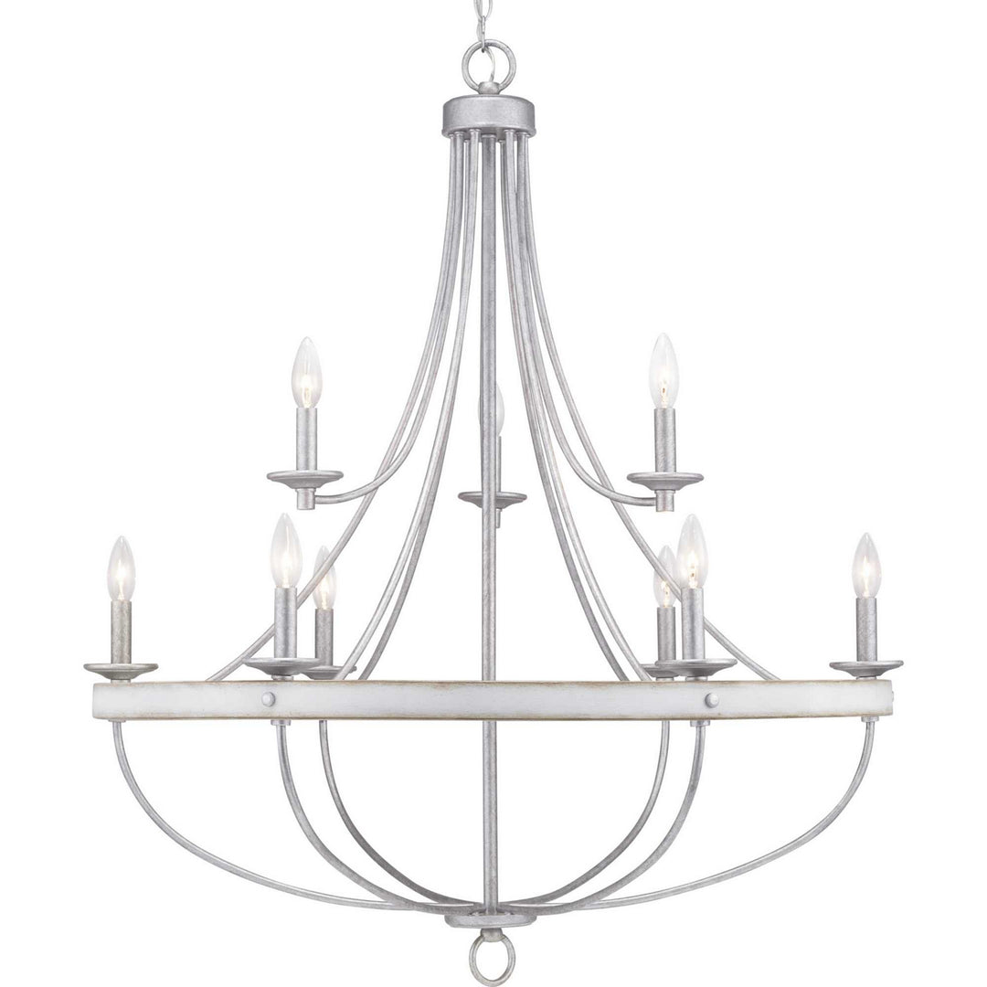 Progress Canada - P400159-141 - Nine Light Chandelier - Gulliver - Galvanized