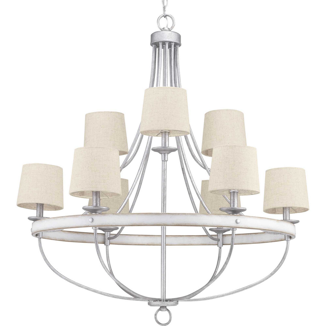 Progress Canada - P400159-141 - Nine Light Chandelier - Gulliver - Galvanized