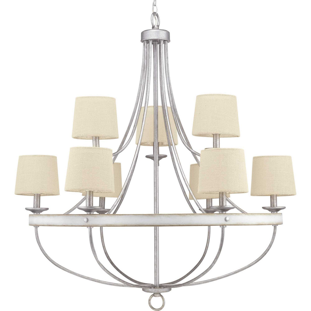 Progress Canada - P400159-141 - Nine Light Chandelier - Gulliver - Galvanized