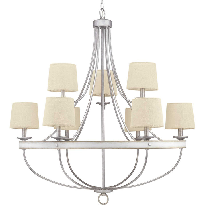 Progress Canada - P400159-141 - Nine Light Chandelier - Gulliver - Galvanized