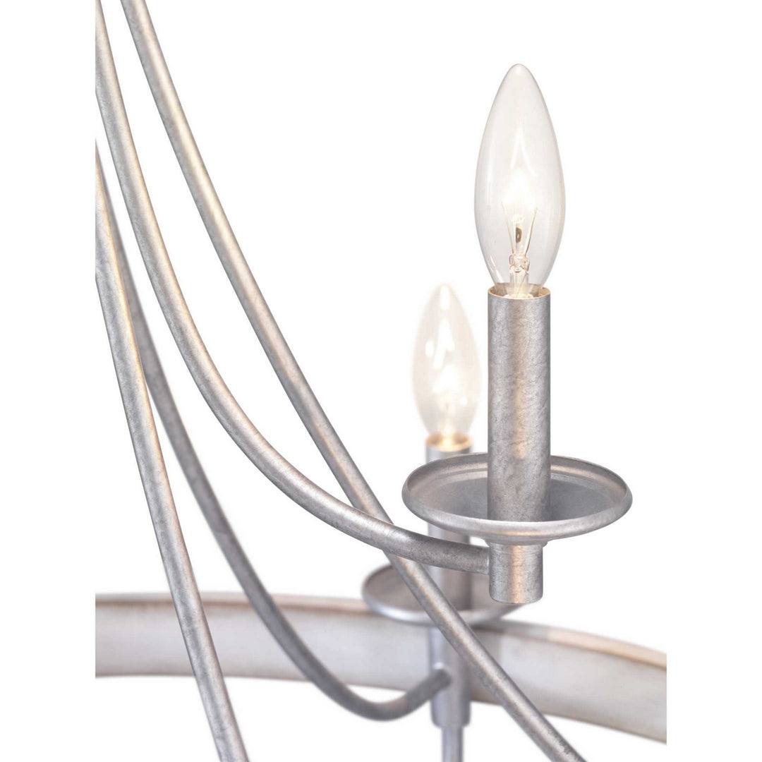 Progress Canada - P400159-141 - Nine Light Chandelier - Gulliver - Galvanized